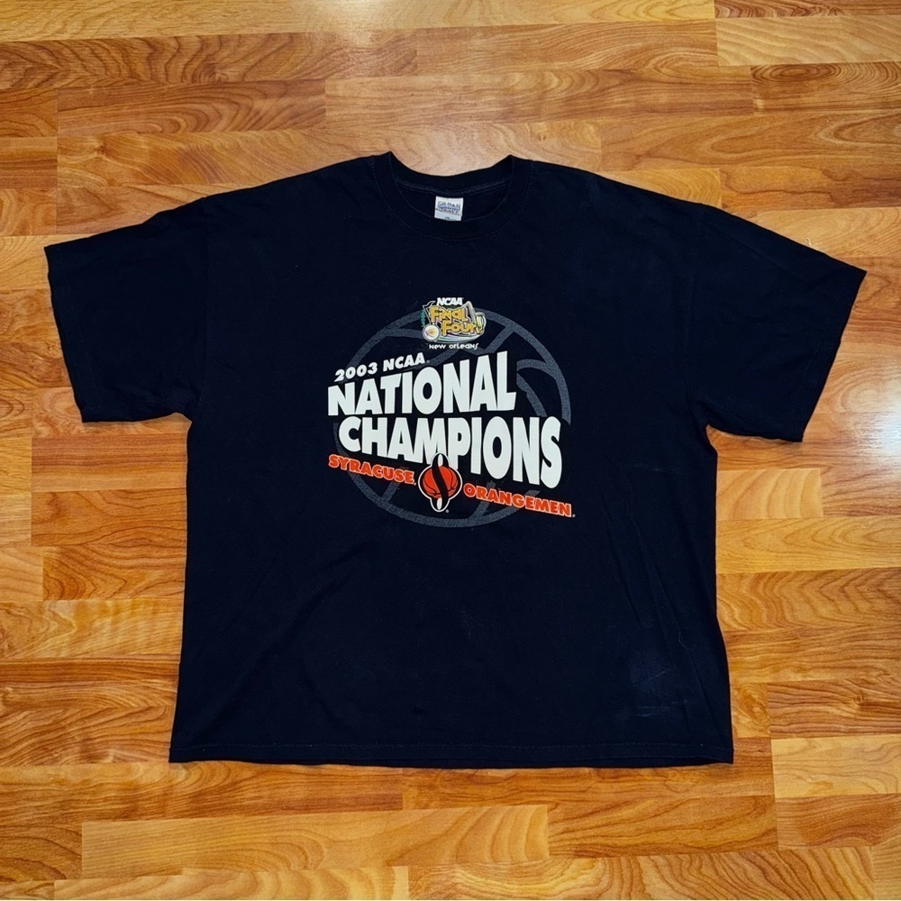Vtg 2003 Syracuse Orangemen National Champs Blue Shirt Men’s XXL NCAA Final Four